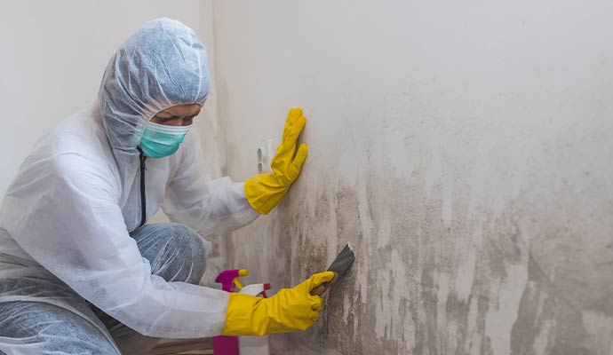 Professional mold remediation service